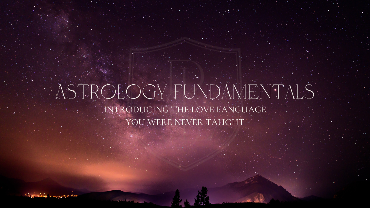 Astrology Fundamentals Introducing the love language you were never taught by Lori Randall-Stradtman, starry night sky
