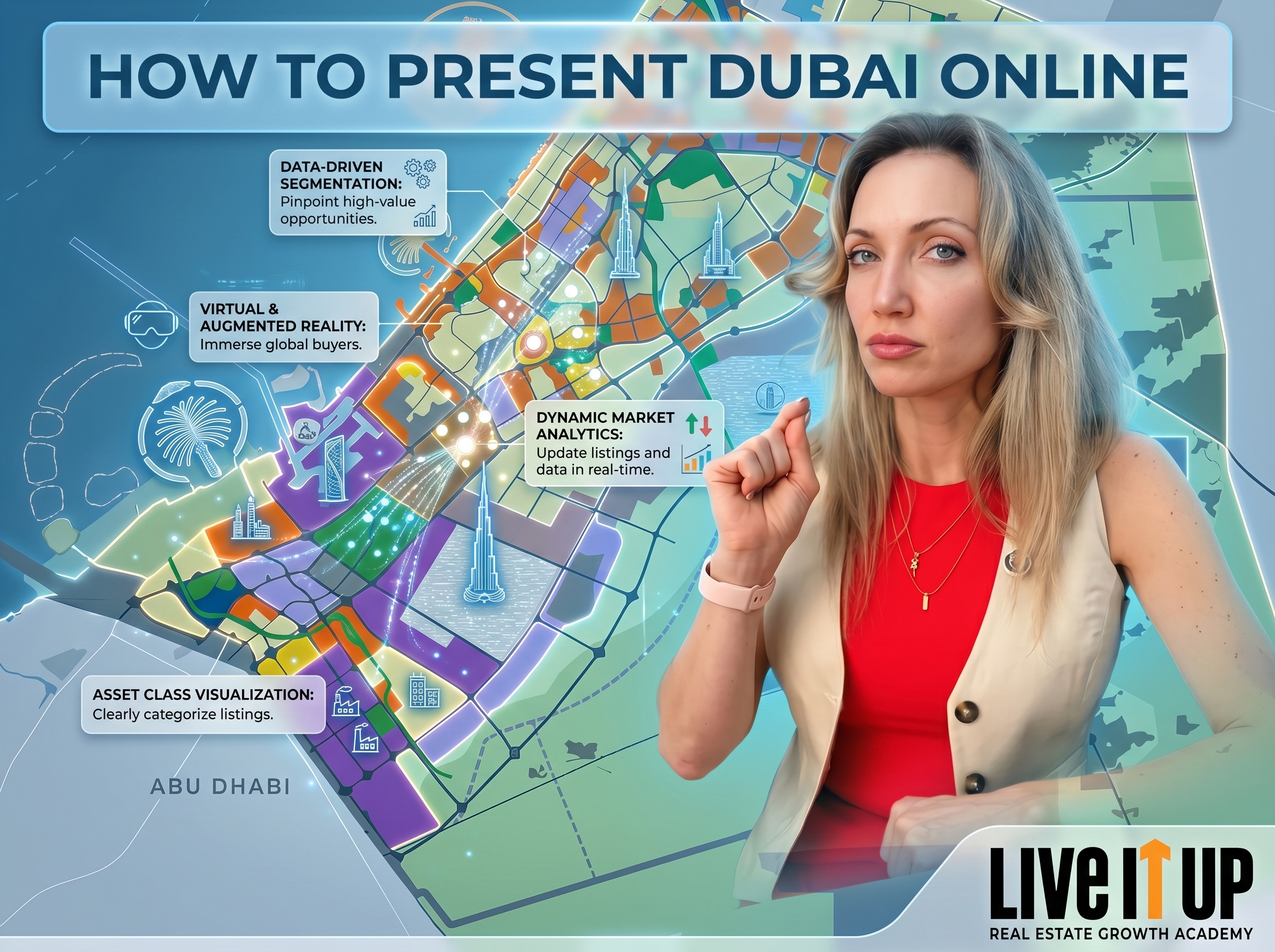 How to Present Dubai Online — AED 295 — 7 lessons — Best for agents pitching to buyers who've never visited Dubai