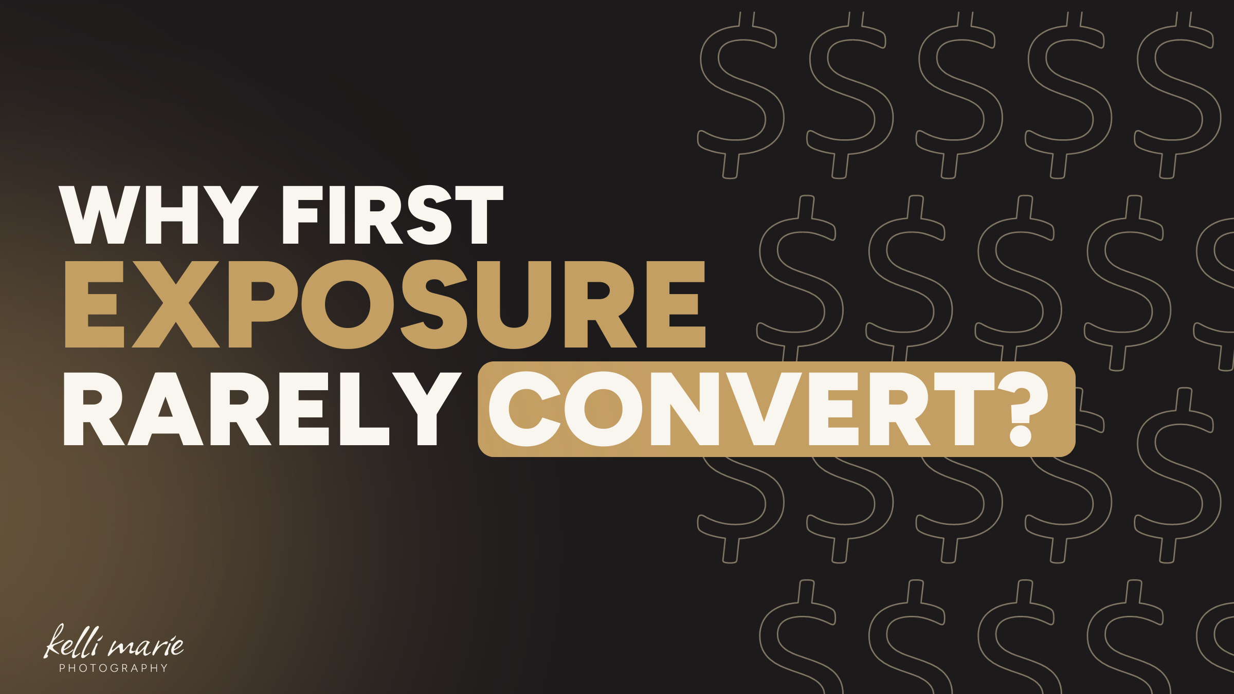 Multiple exposure marketing for photographers