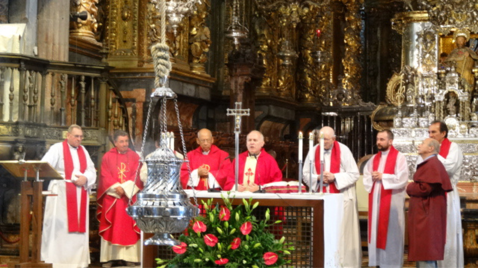 Camino de Santia- Counting My Blessings 16 Pilgrims Mass Santiago de Compostela Cathedral