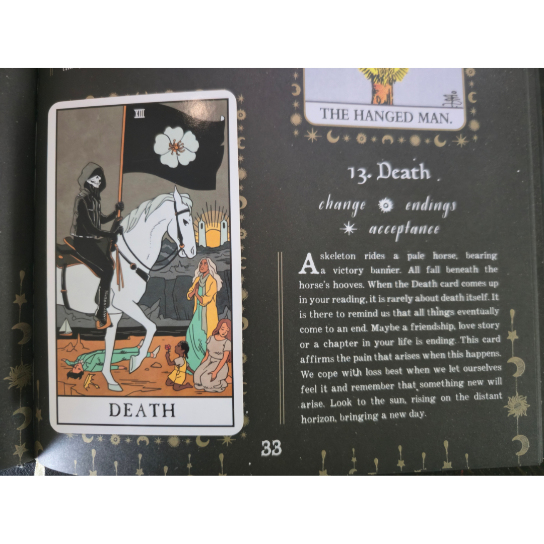 Death Card Tarot Modern Woman Tarot Deck