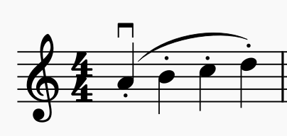 down bow staccato violin bowing technique