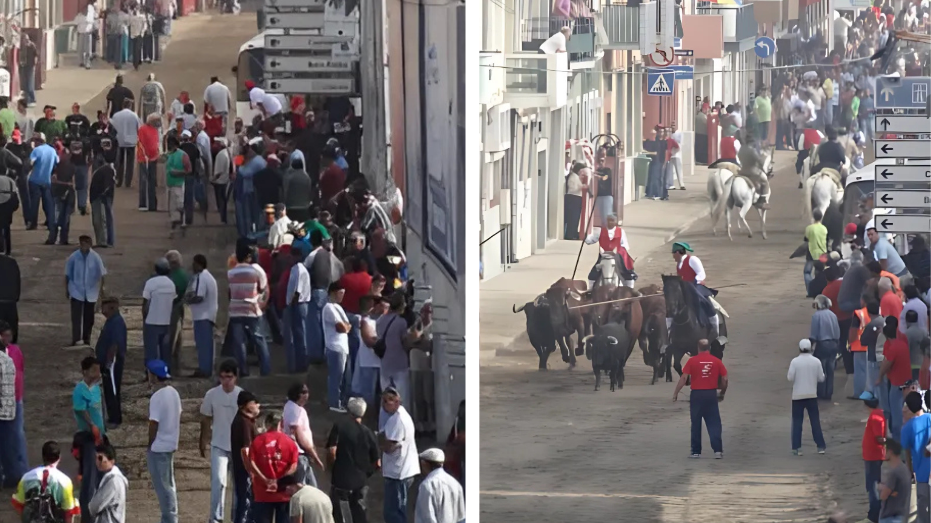 Crowds gathering, Vila Franca de Xira | Portugal