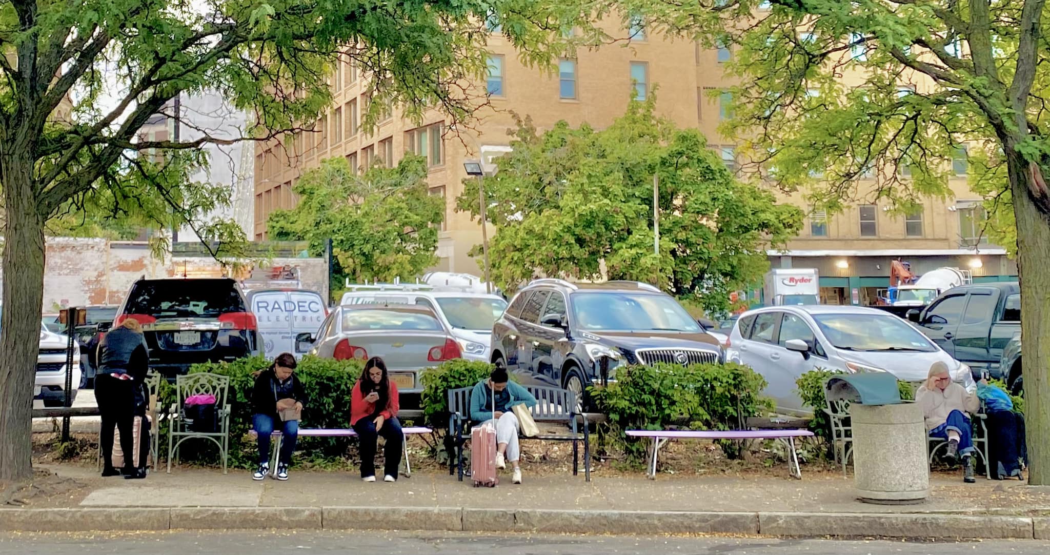 Greyhound Bus Stop improvements