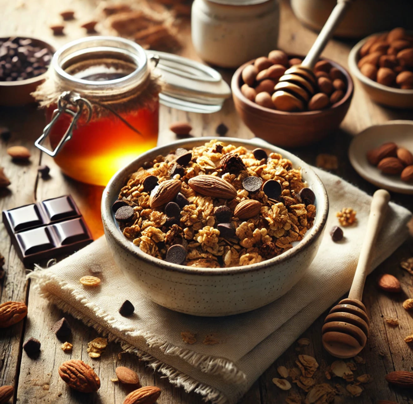 Granola pauvre en FODMAP