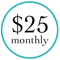 $25 monthly