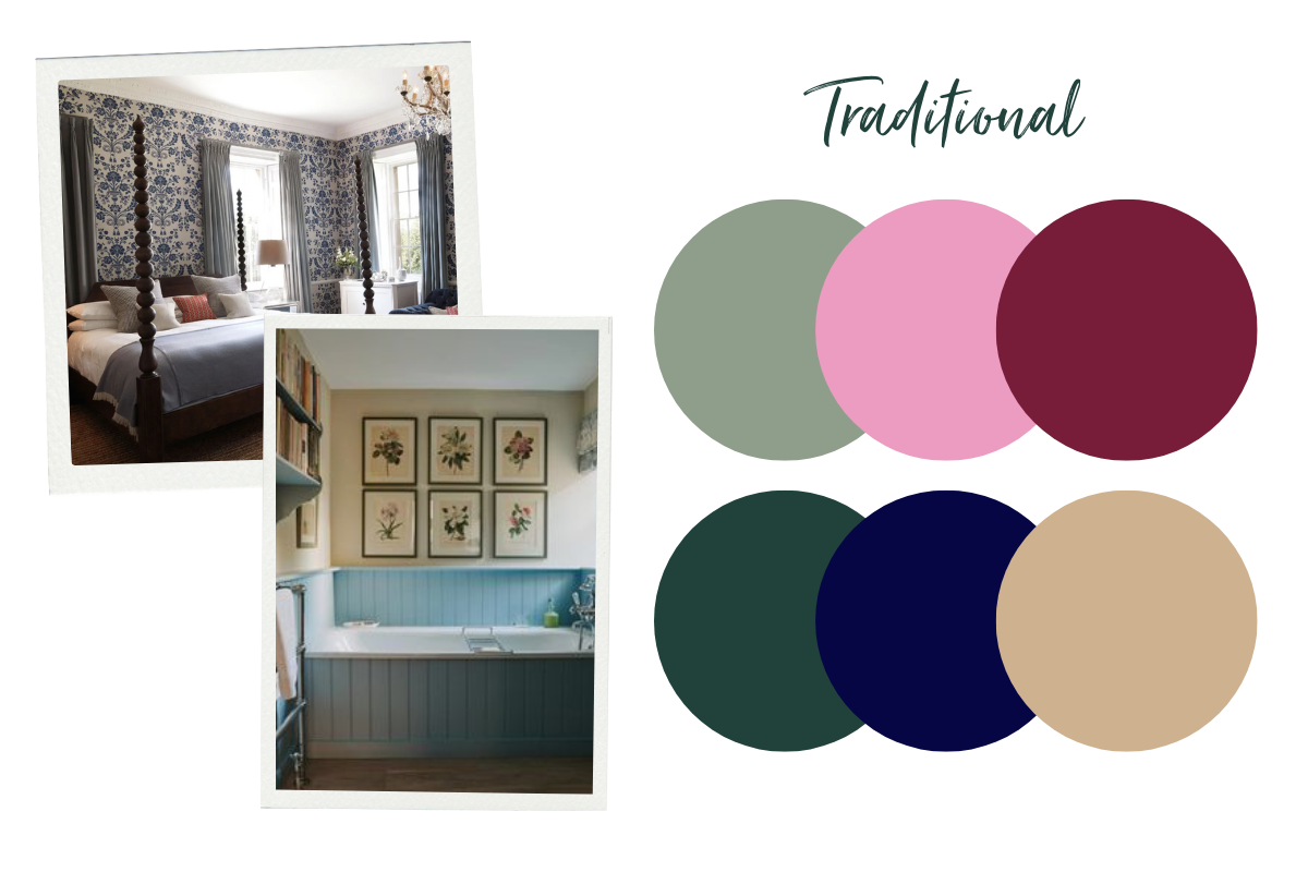 Colours for Traditional interiors