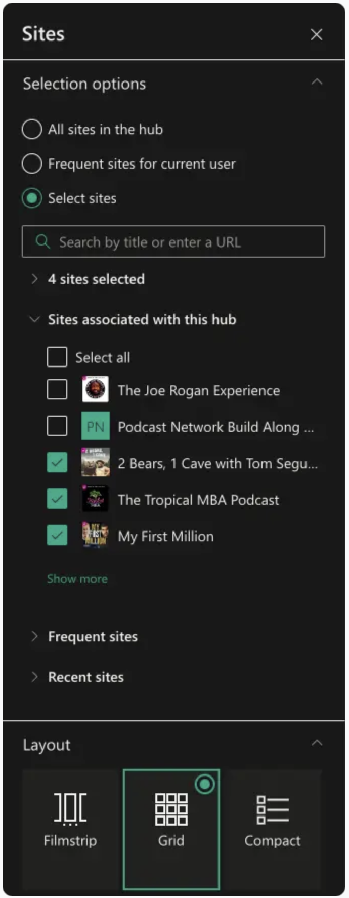 Build a Spotify podcast user experience in SharePoint using a Custom ...