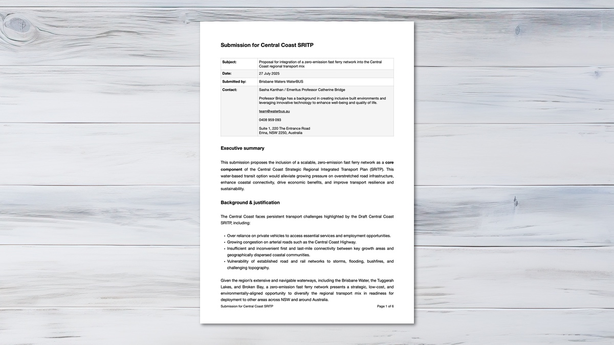 Response to Draft SRITP