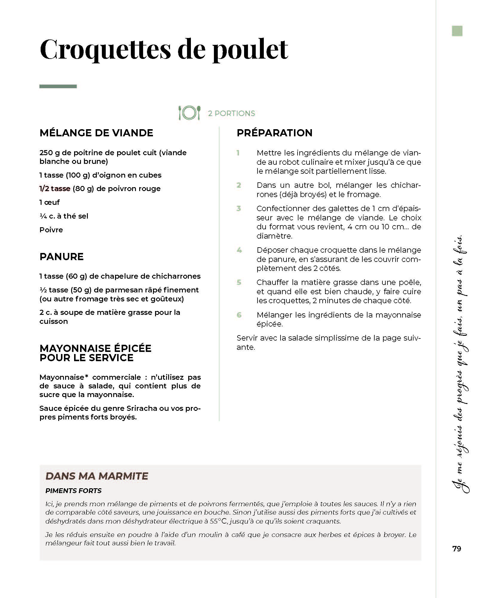 croquettes de poulet