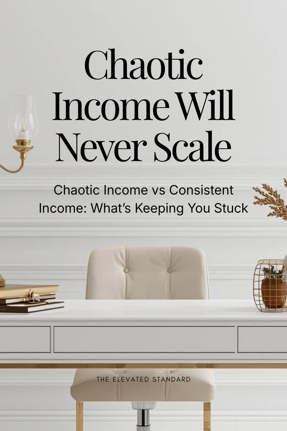 businesswoman working on consistent income strategy with laptop and notebook