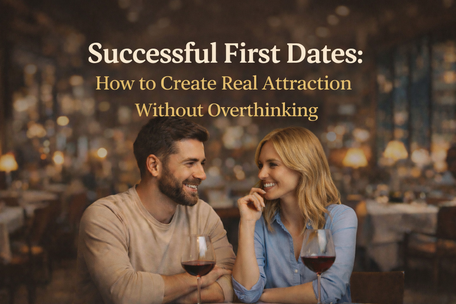 Couple on a Date, Smiling