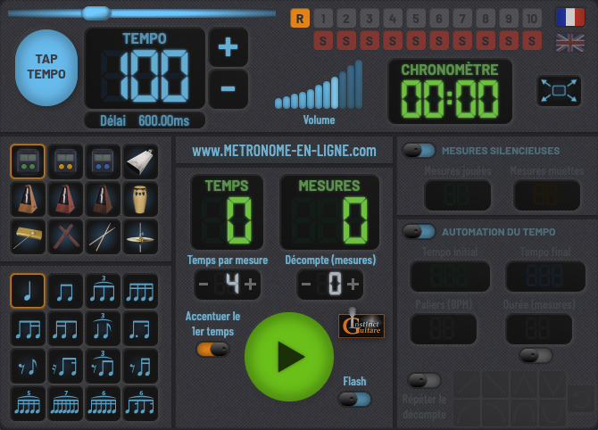 métronome en ligne