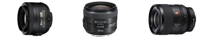 Black spherical camera lens Nikon 35mm 1.8 best gifts for photographers.