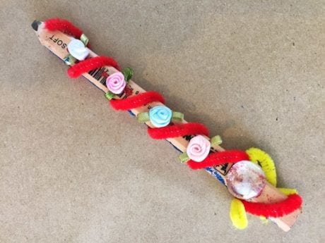 A bedizened slate pencil like Charlie Sloane's gift to ANNE OF GREEN GABLES - a LitWits creative teaching idea