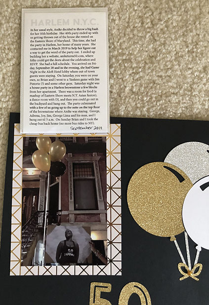 hidden journaling example, www.thescrapbookschool.com