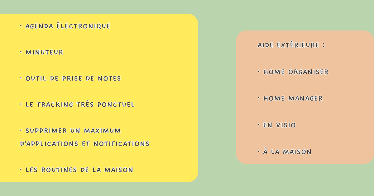 Mes recommandations et outils pour se donner du temps