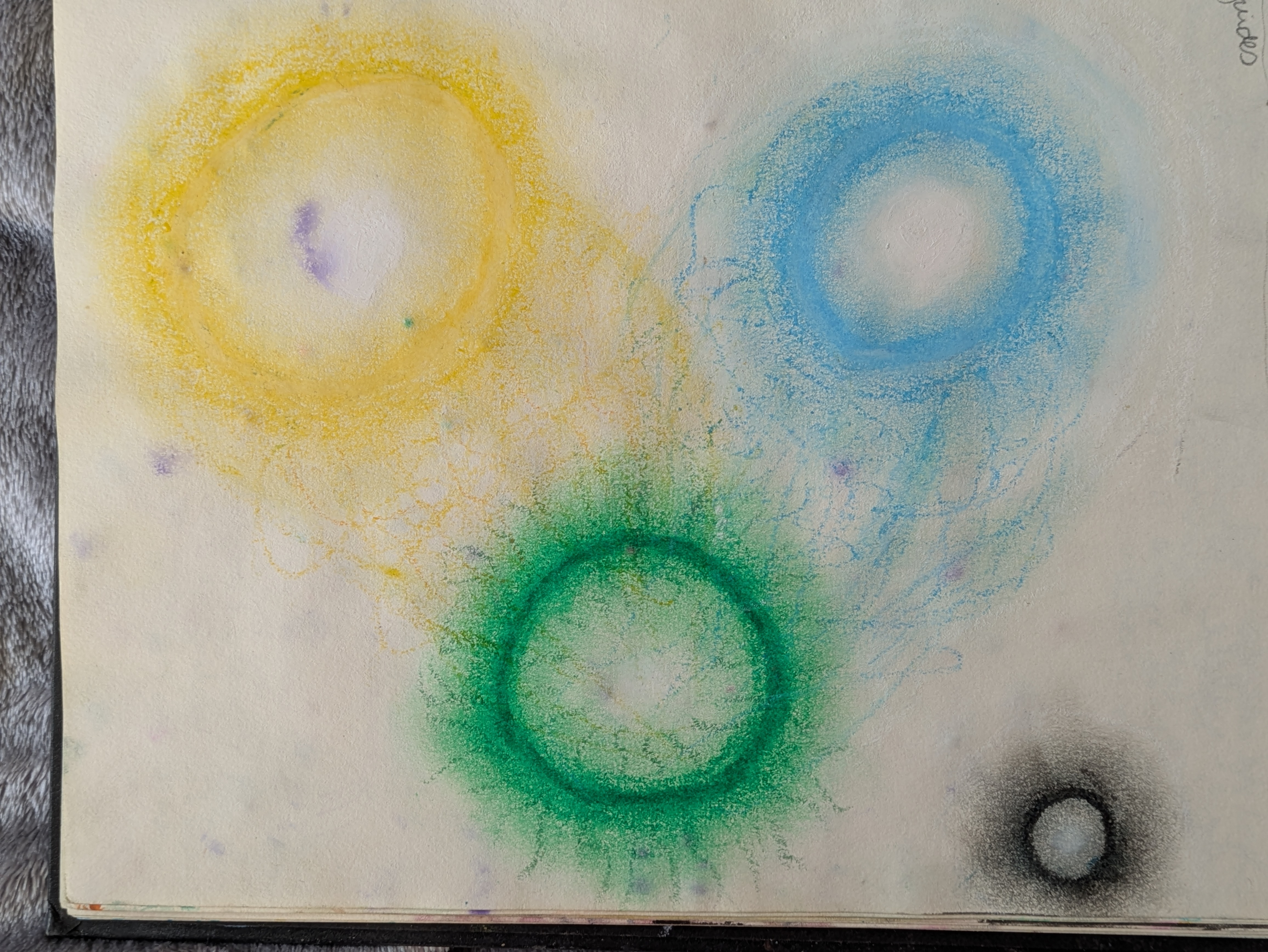 Simple drawing representing spirit guide connection through symbolism 