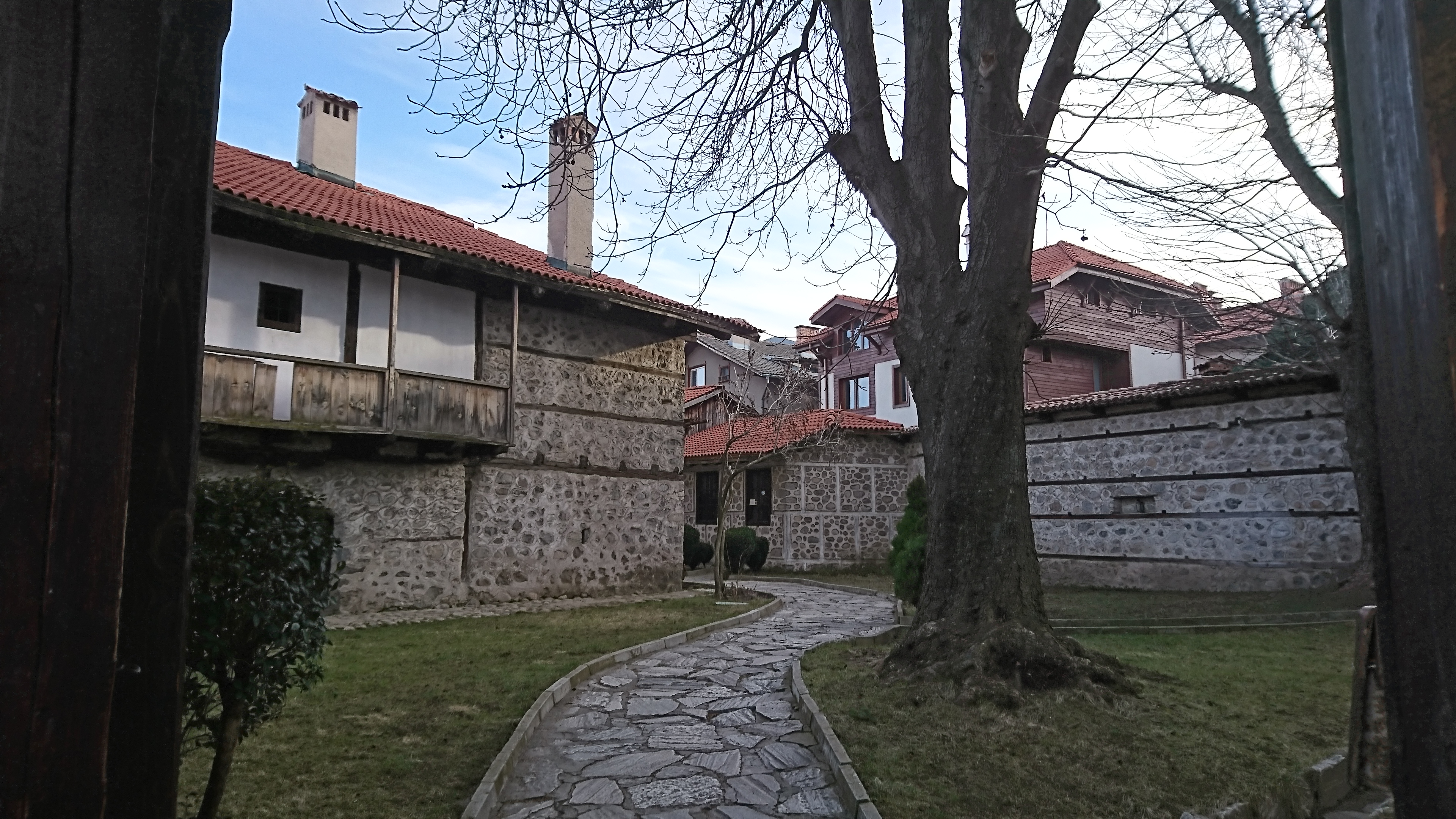 Bulgaria - Grounds of the church of “Sveta Troitsa” – Saint Trinity, Bansko Old Town