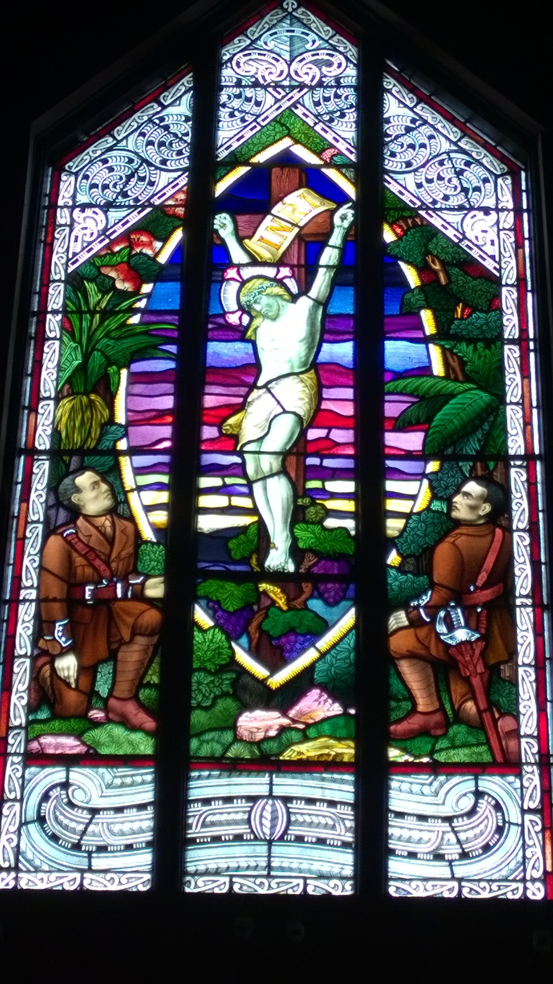 Stained Glass - St Mary's Church Tikitiki | East Cape NZ