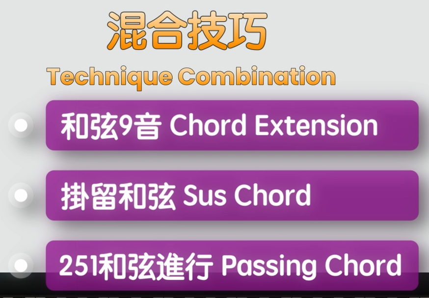 1645和弦進行高級彈法