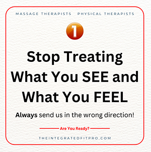 Stop Treating What You See and What You Feel