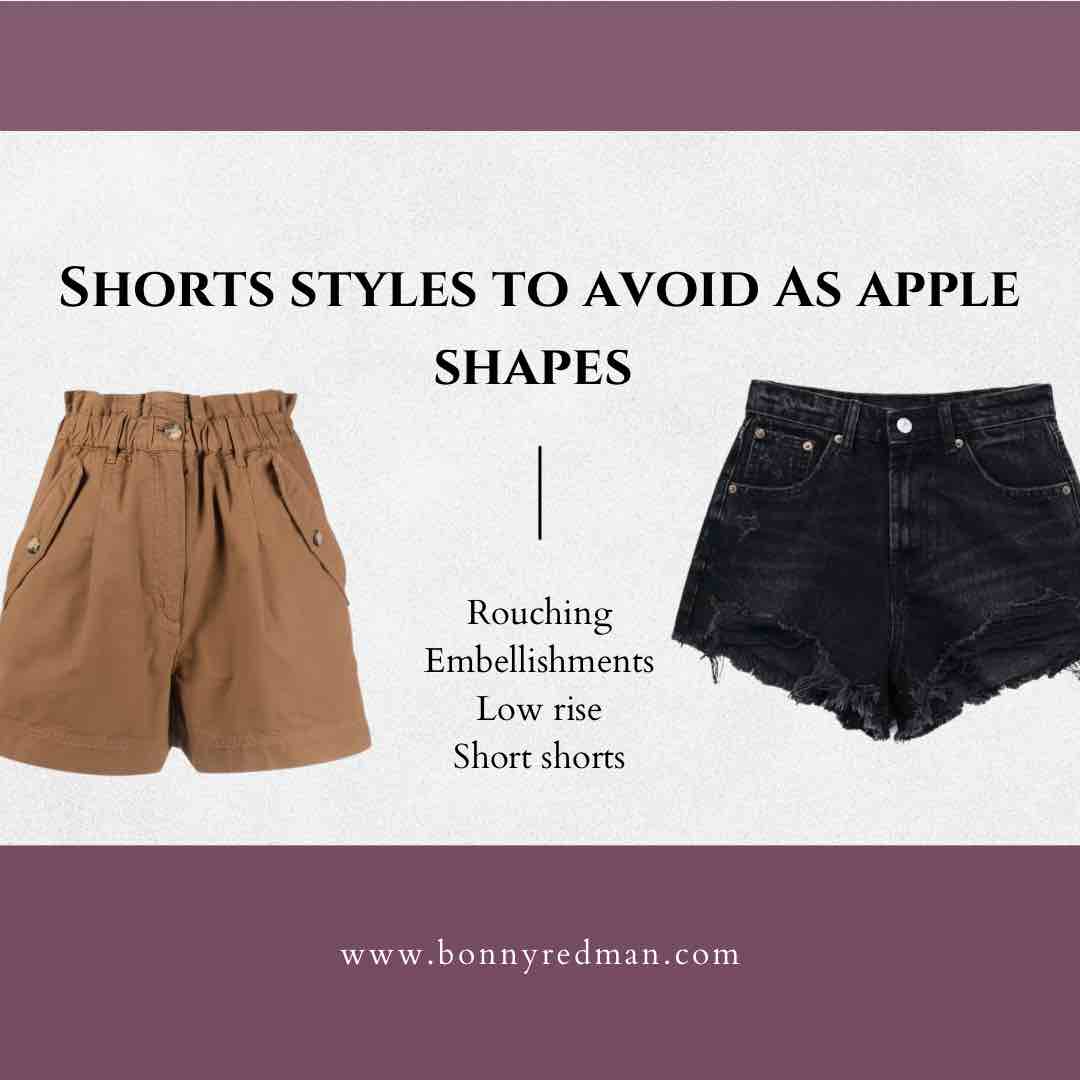 Shorts for apple shape sales