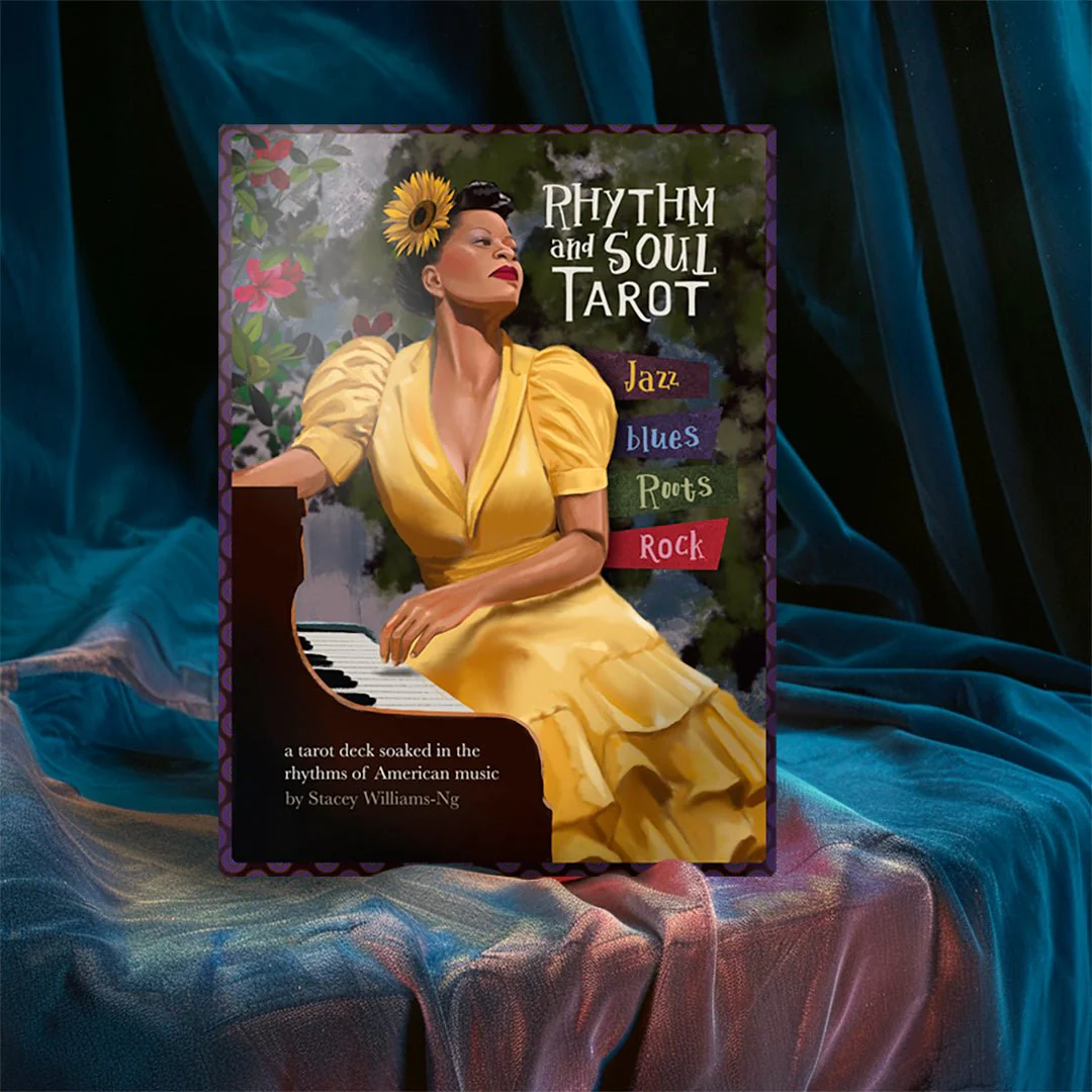Rhythm and Soul Tarot cover and box from La Panthere