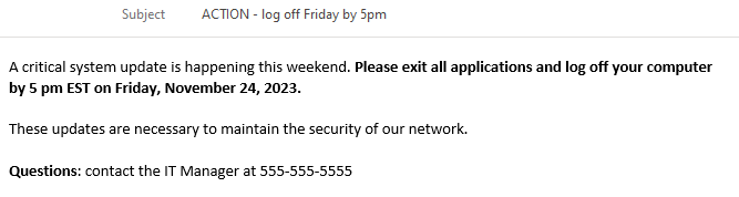 Write internal emails that get actioned with the BLUF technique and a skimmable "F" structure