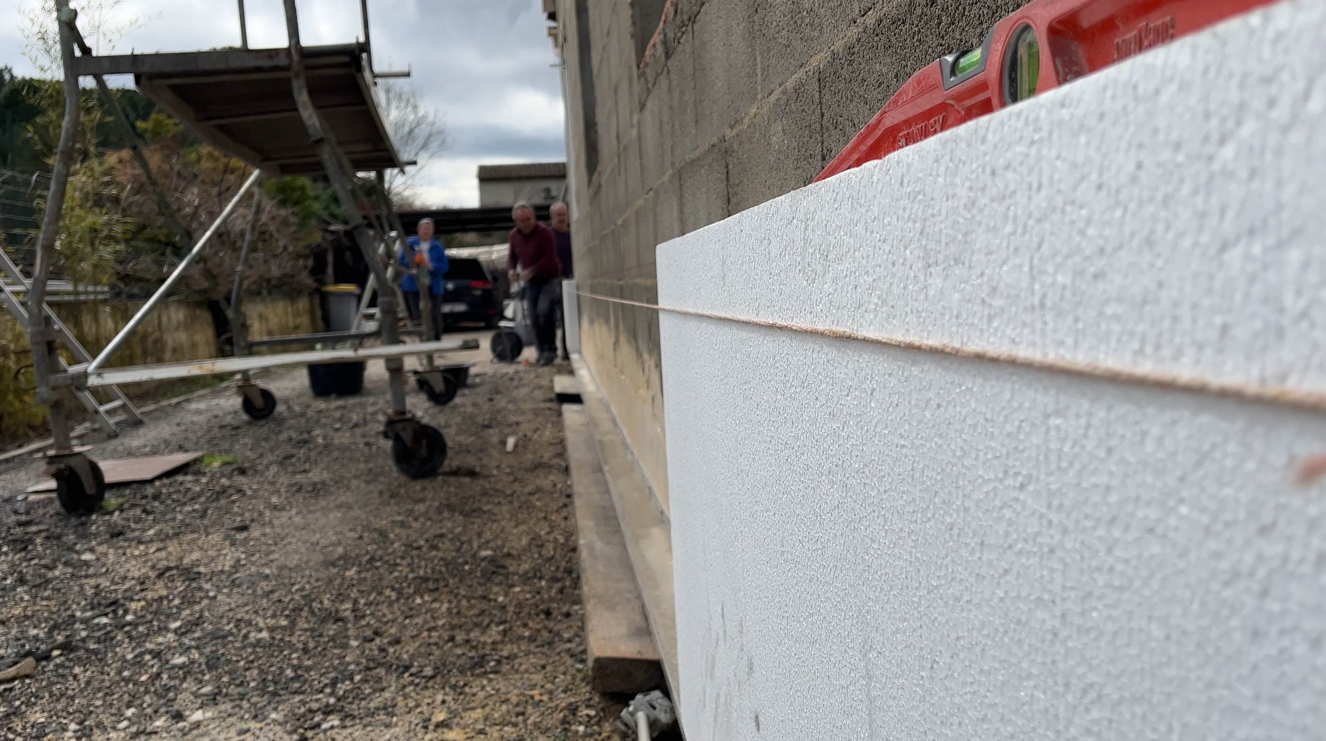 Auto construction isolant polystyrène