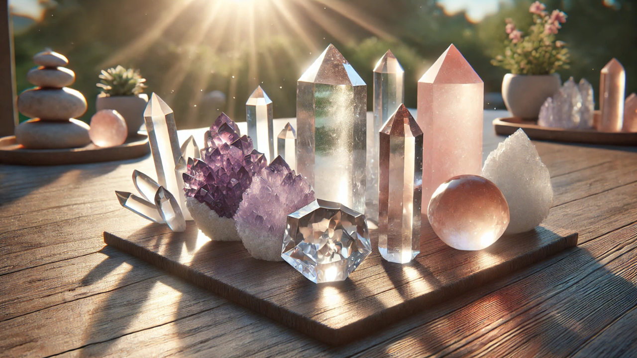 Crystals in the sun