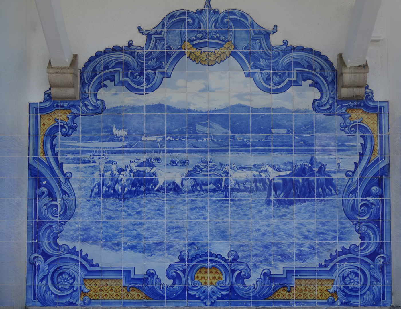 Vila Franca de Zira Train Station, Portugal