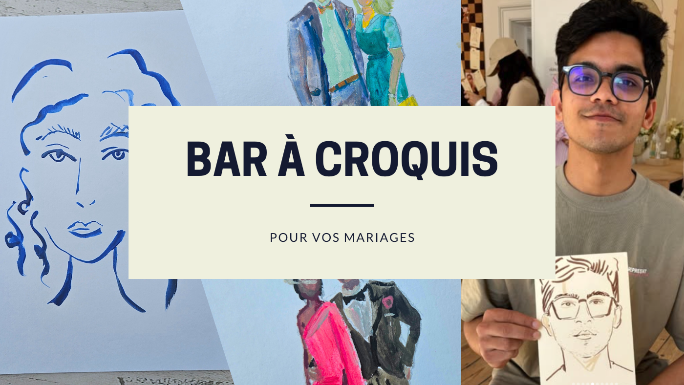 bar a croquis mariage évènements