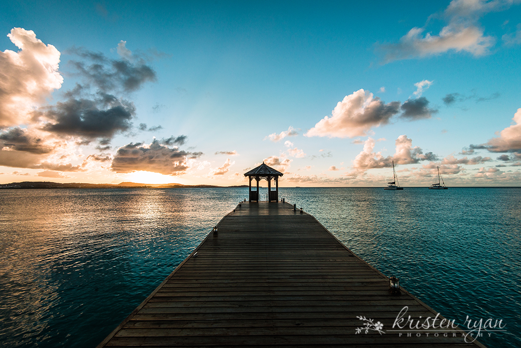 Image by Kristen Ryan ~ Antiguan Dock showing landscape photography