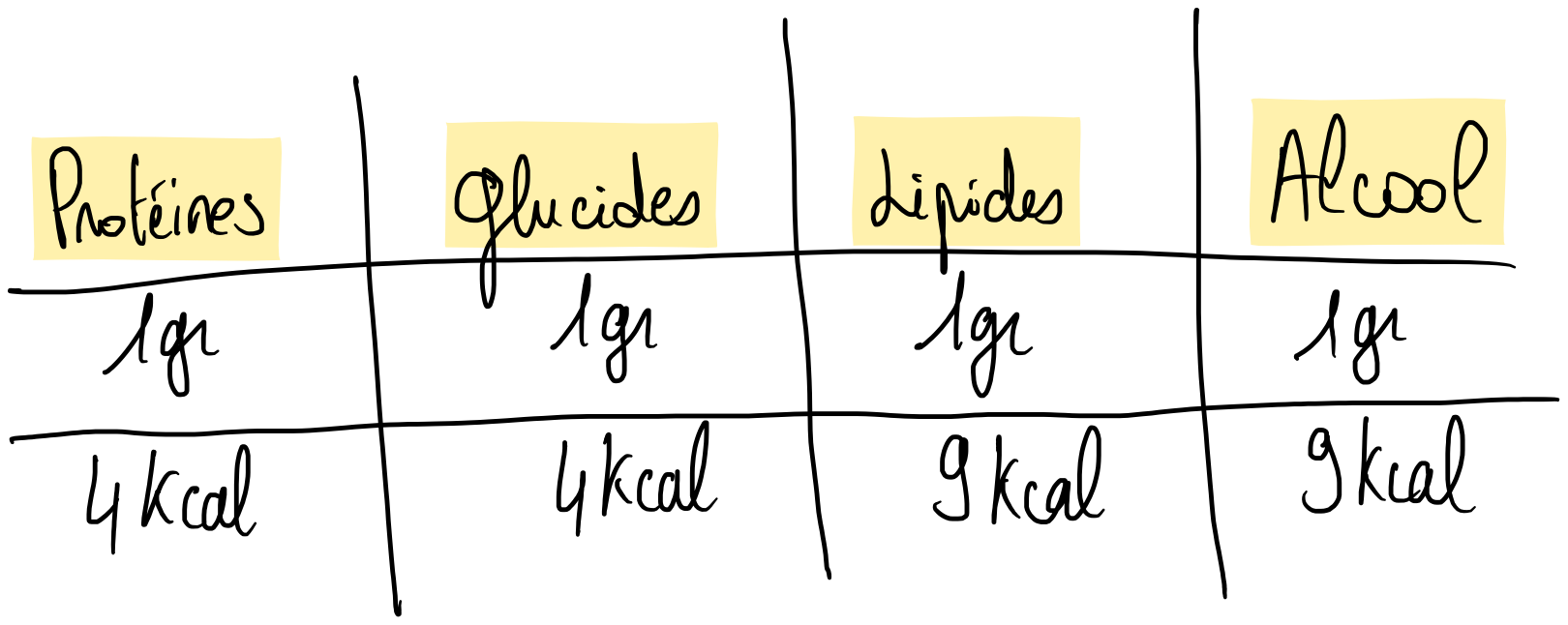 glucide protéine lipide