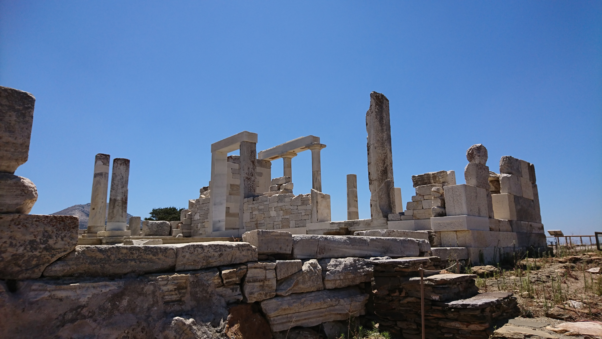 Temple of Demeter Ruins Gyroulas area of Sangri Náxos