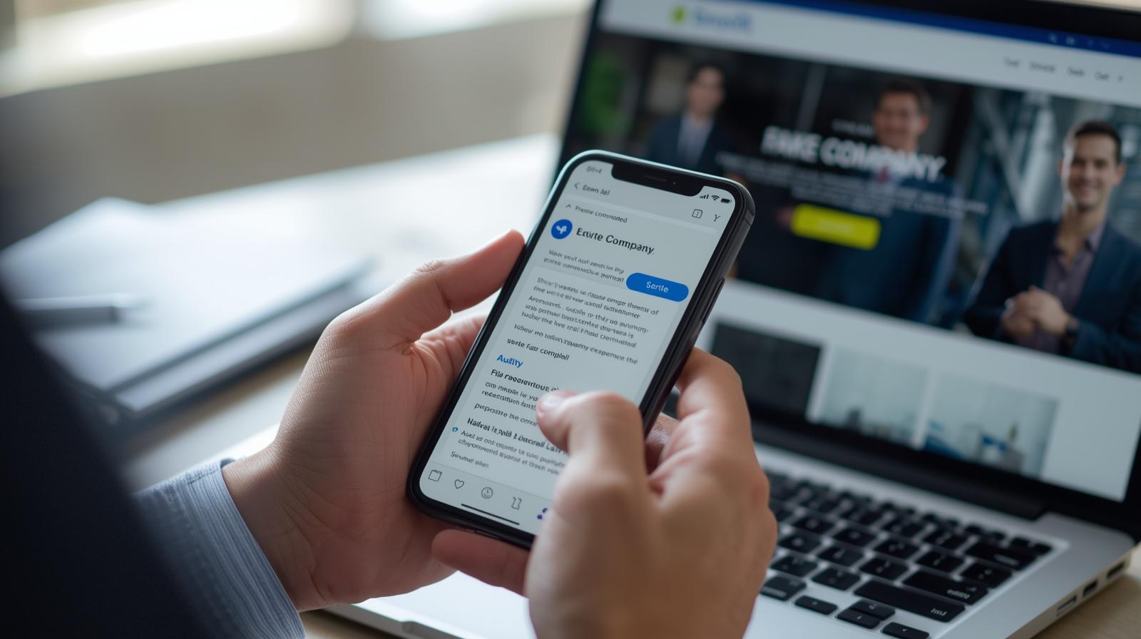 Employment reference verification fraud detection screening