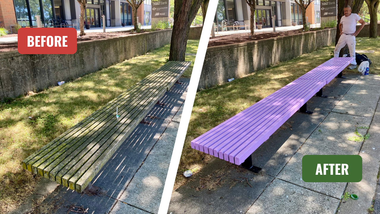 Benches at 3 City Center