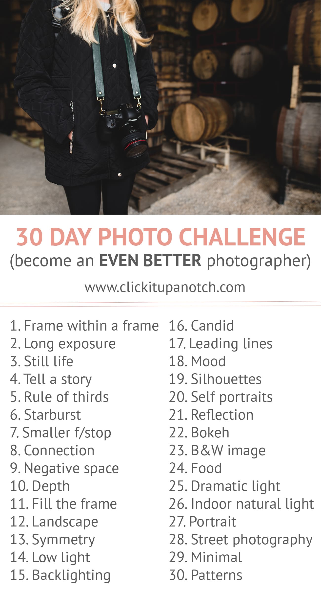 30 day photo challenge prompts