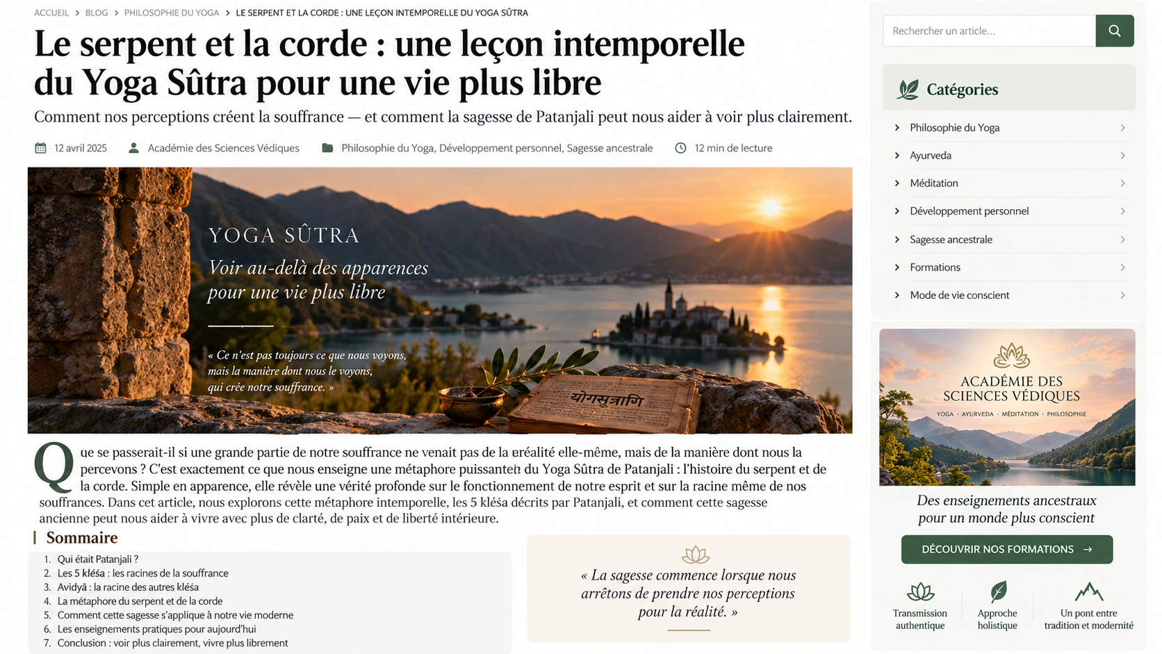 les causes de la souffrance