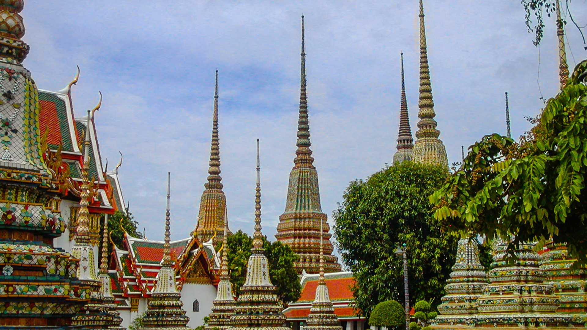 Stupa's in Wat Pho Bangkok