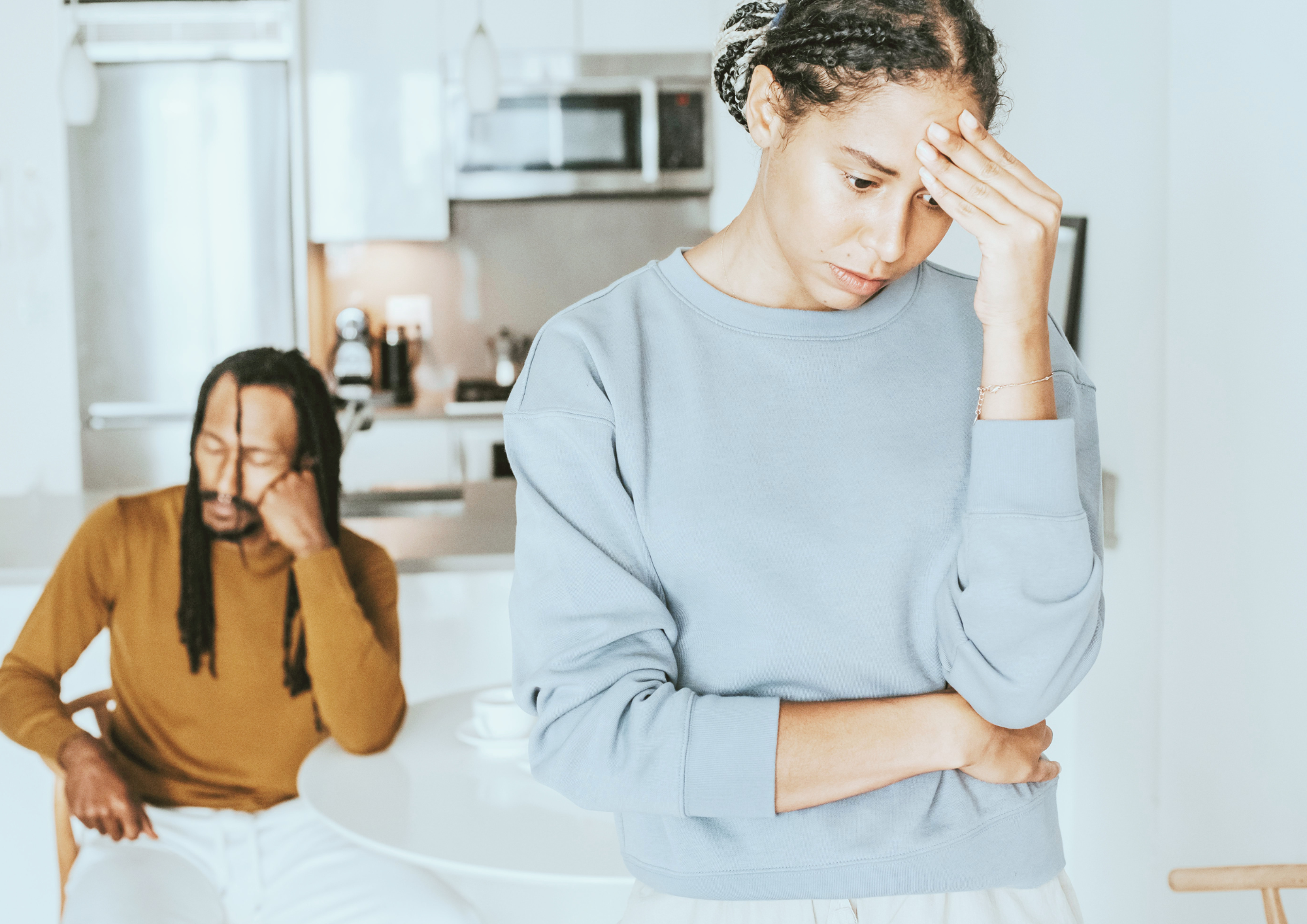 Couple ayant des difficultés à communiquer ses besoins