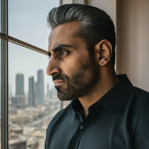 Picture of a leader not happy at work.