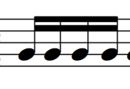 sixteenth notes