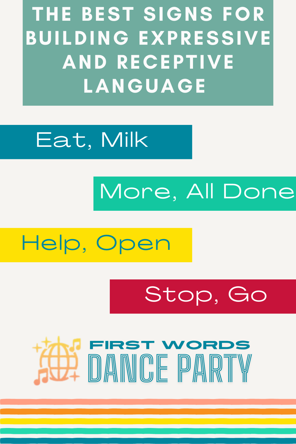 List of the best signs for building expressive and receptive language skills