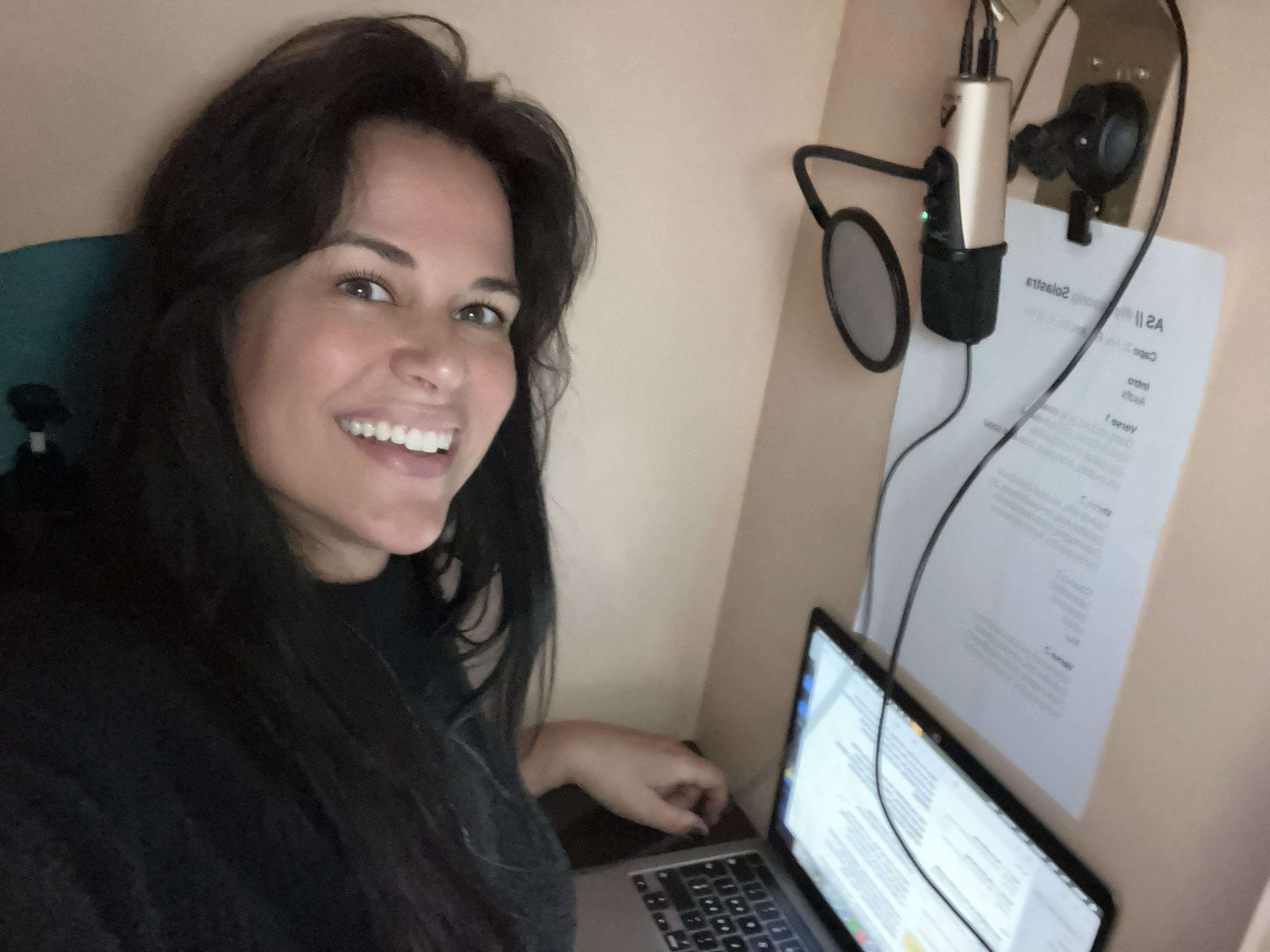 van life van shower to music recording booth