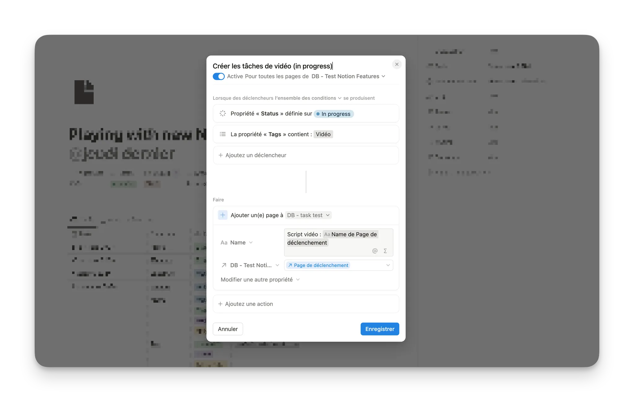 Gestion de contenu sur Notion