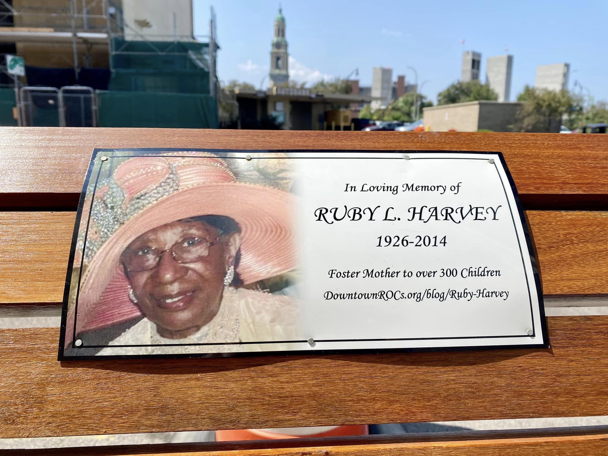 Ruby Harvey Commemorative Placard