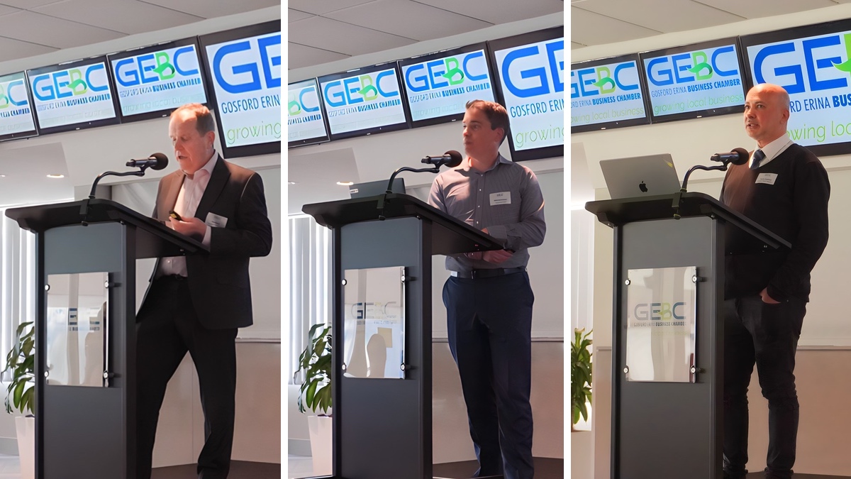 Speakers at the GEBC luncheon