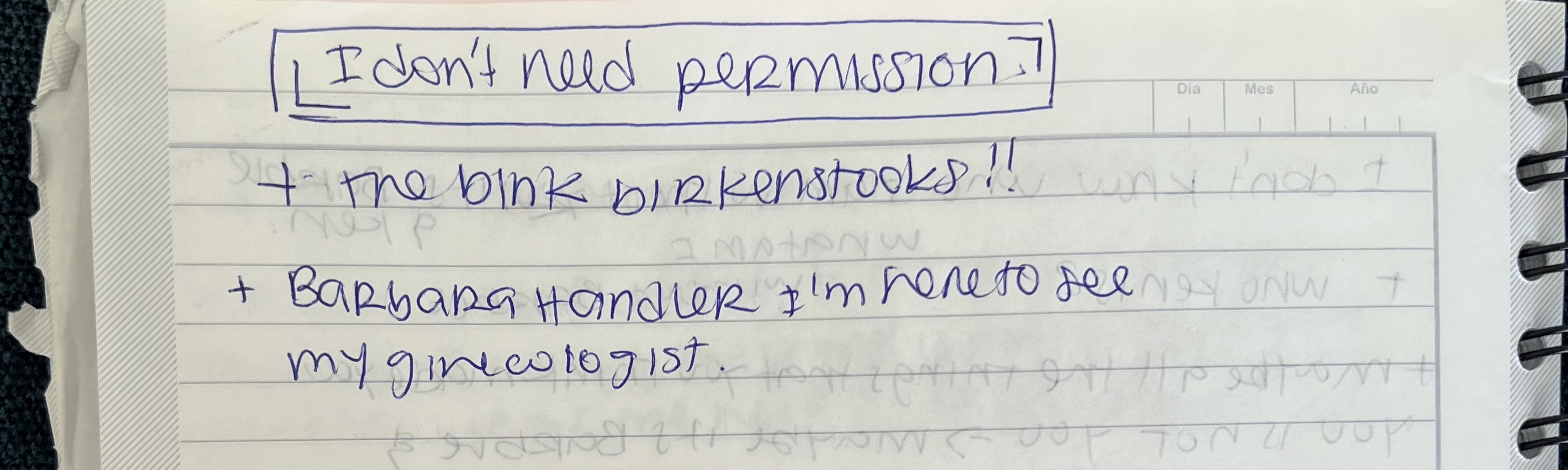 I don't need permission was my biggest takeaway